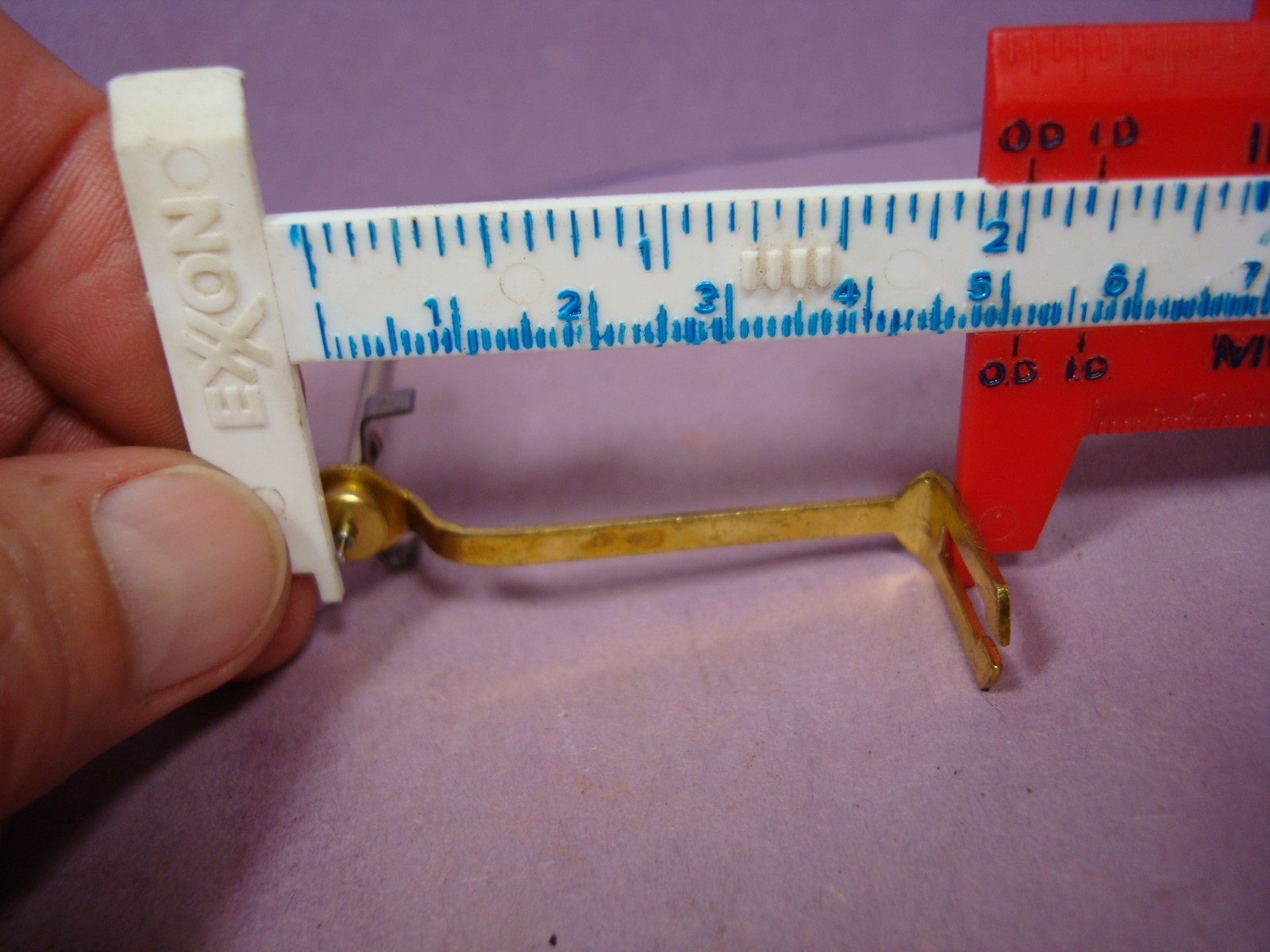 Vtg Clock Verge Escapement_NOS_Escape Arm_ Measurements_verges Bridge_Crutch