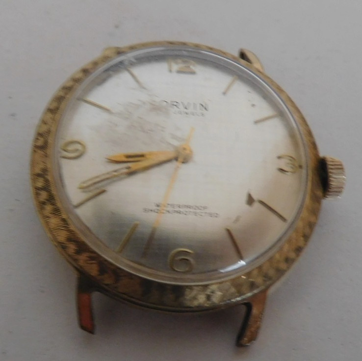 ST 1686 ORVING WATCH RUNNING 17 JEWELS FOR PARTS or REPAIR. USED