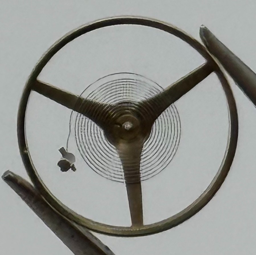 Cupillard 233/68 233/70 Balance Wheel Complete And Spring 1794 Watch Parts NOS
