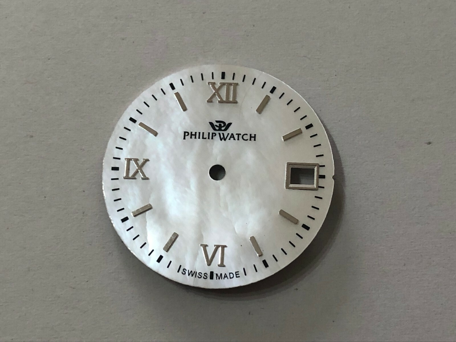 PHILIP WATCH SPARE PARTS MOTHER OF PEARL DIAL NEW.5