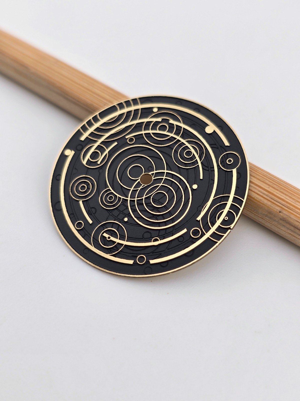 Custom-Made Laser Engraved Watch Dial | Black Rain – Order any designsize