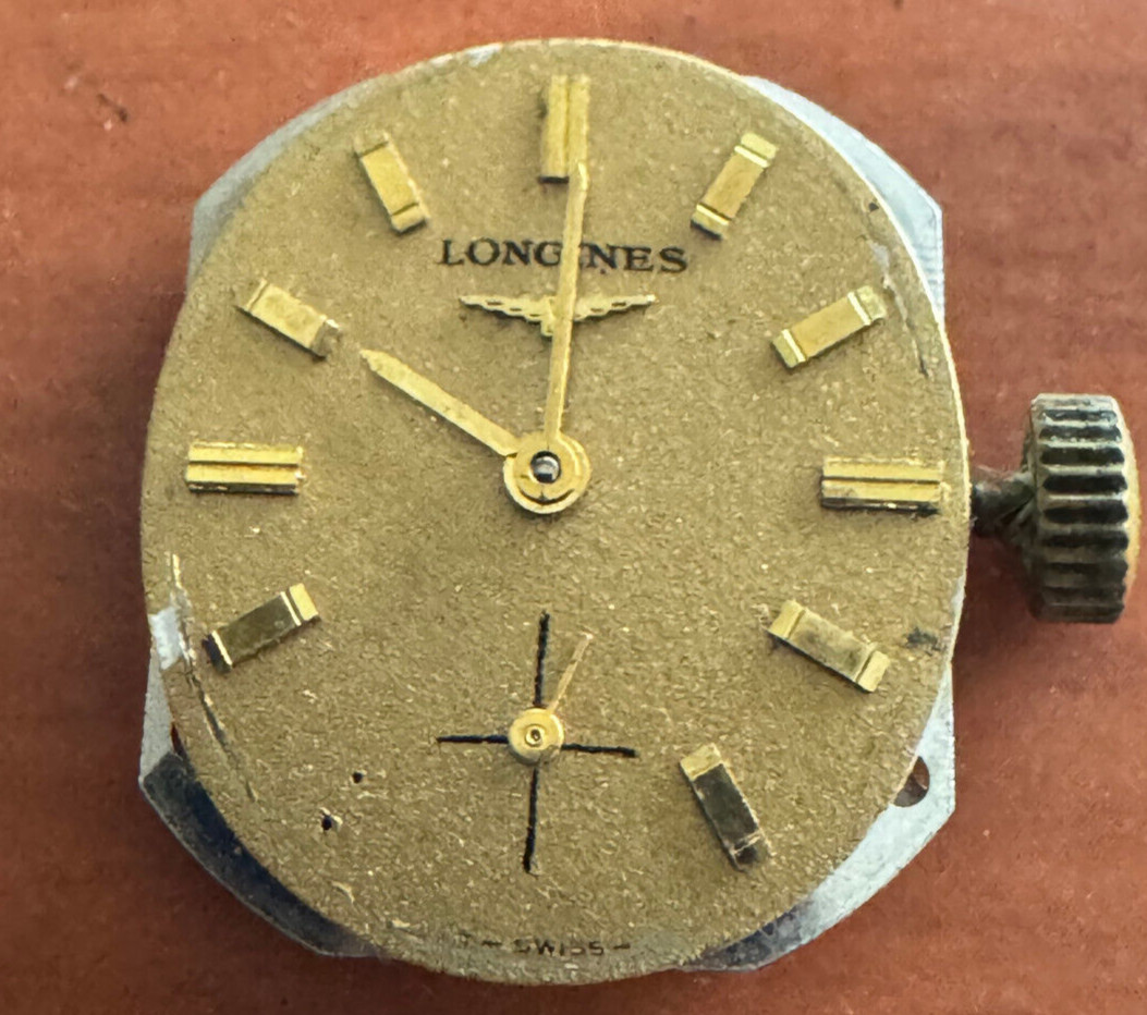 VINTAGE MEN’S LONGINES WRIST WATCH MOVEMENT CAL. 370 KEEPING TIME 17 JEWEL