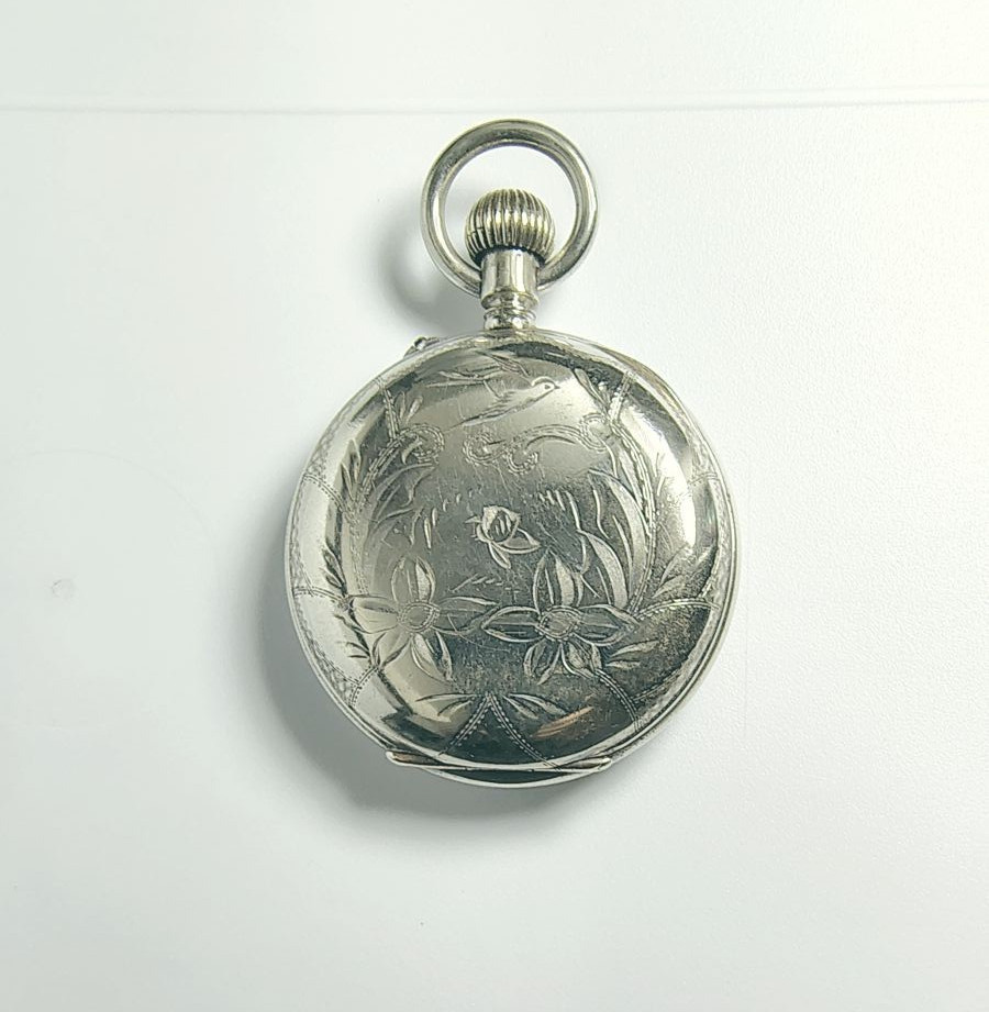 55 MM 18s EUREKA Classy Fine Finish Floral Decoration Pocket Watch Case