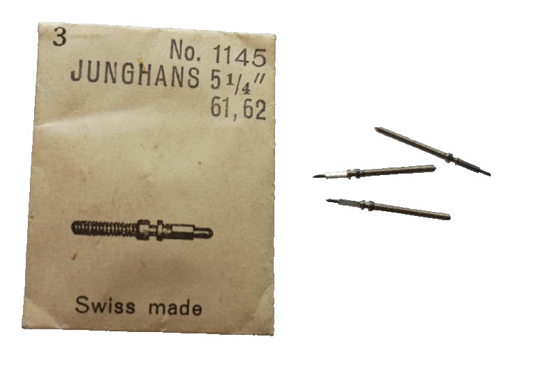 Junghans 61 62 Winding Stem watch part #1145 (3-pack)