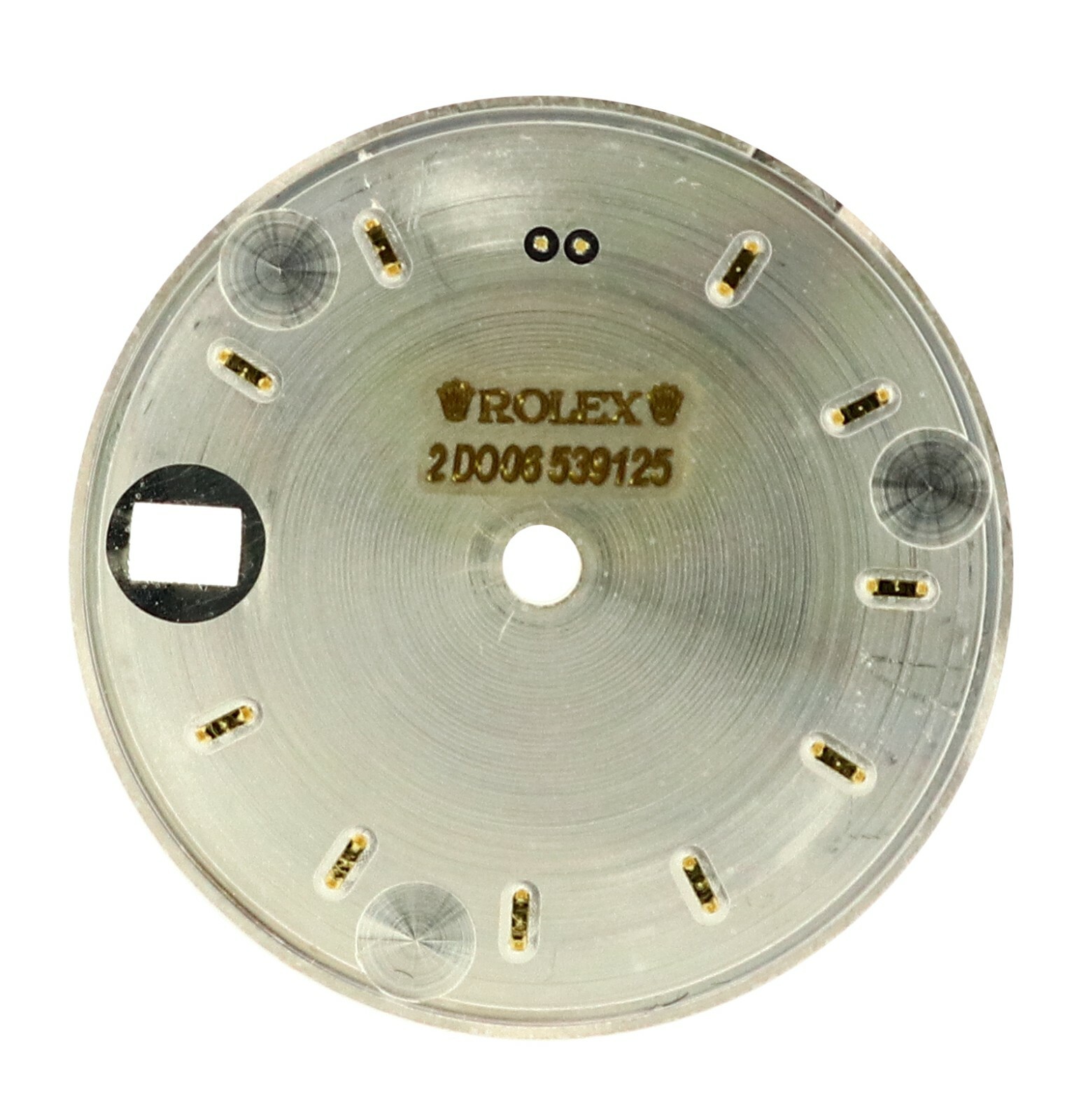ROLEX GENUINE SILVER INDEX DIAL FOR MIDSIZE 31MM DATEJUST 178273 178278 178243