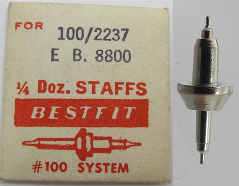Ebosa EB watch part: winding stem 8800 balance staff #723
