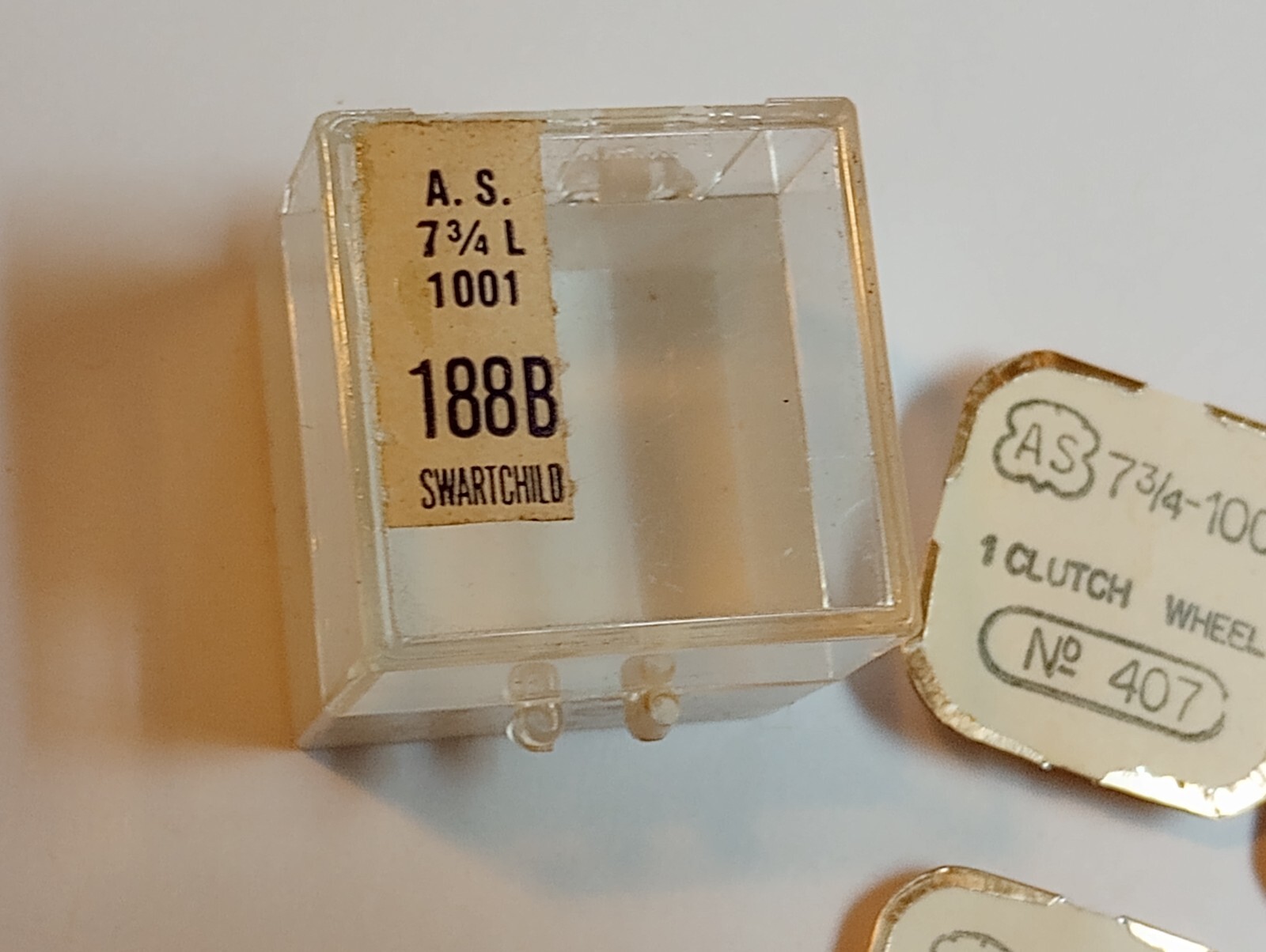 A Schild (AS) 7-3/4 – 1001 Part #’s 407, 410, 443, 445, 723