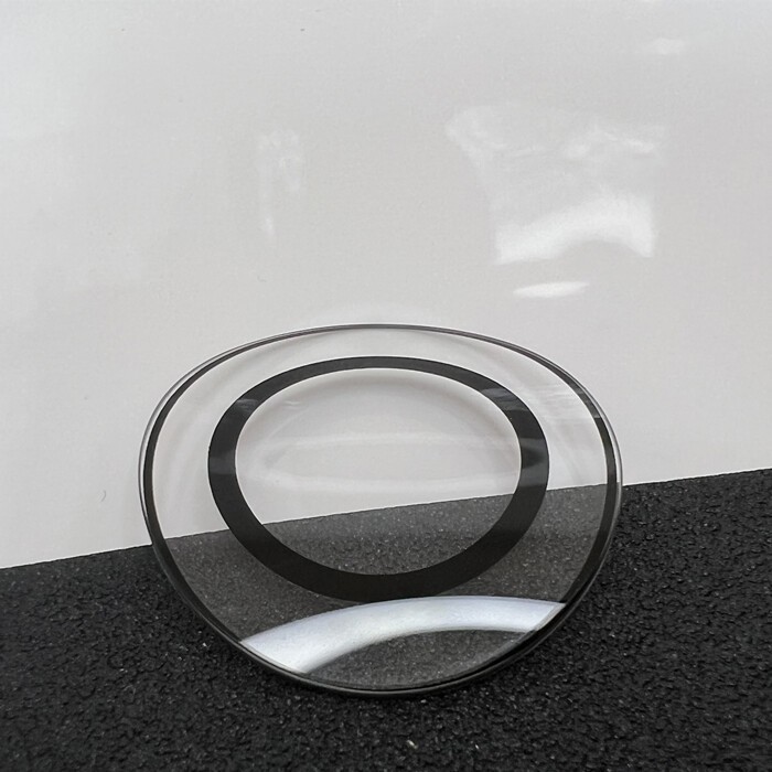 F11921 Mineral Watch Crystal Oval Shaped Glass Replacement For 5158544