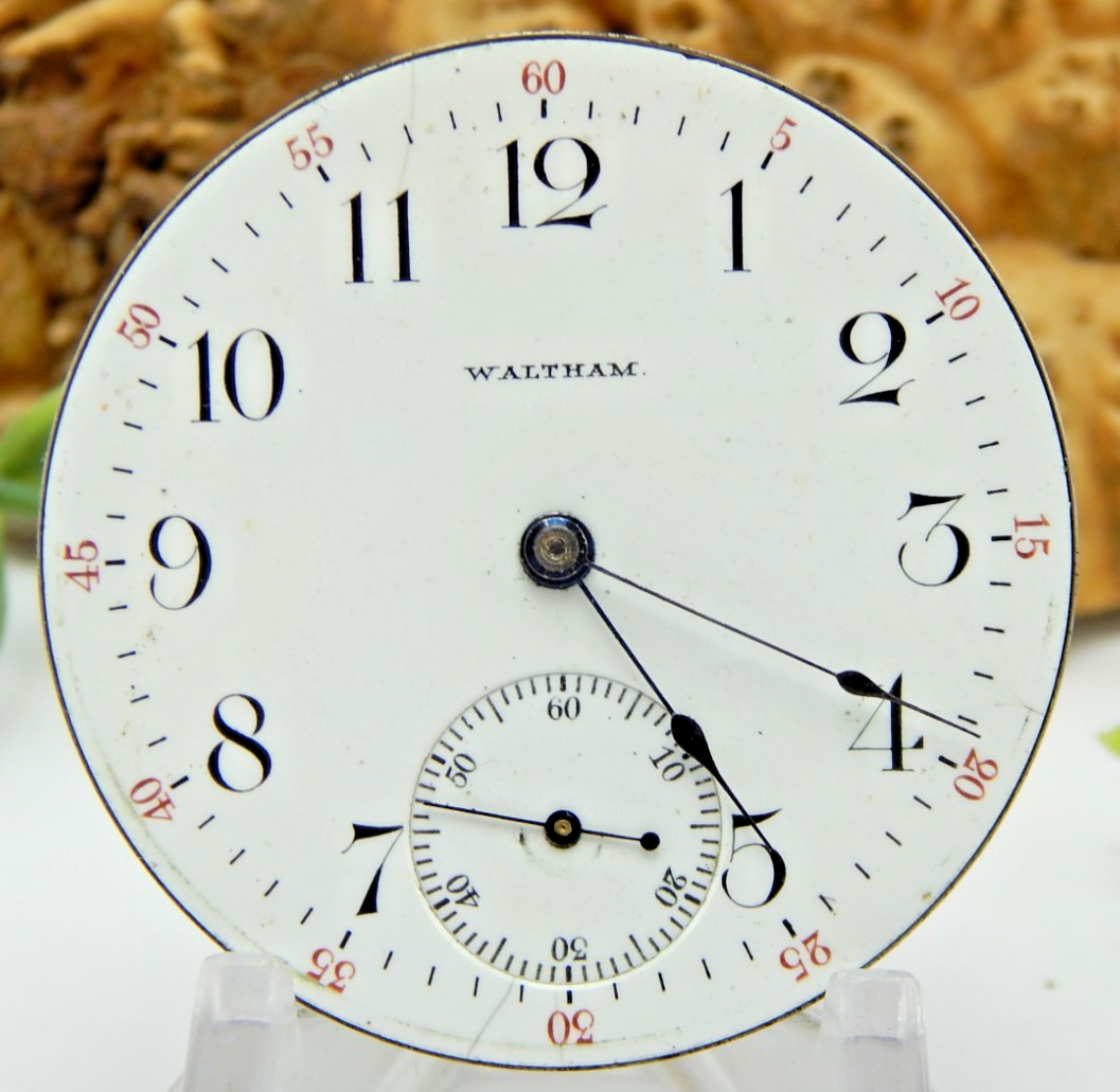 Antique Pocket watch movement Waltham grade 630 model 1899 16 size 17 jewel OF