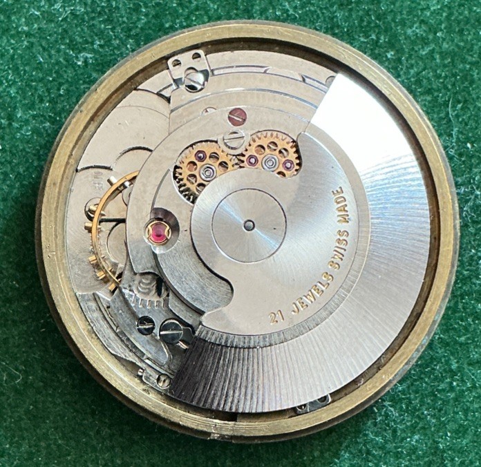 Vintage Men’s Garrard Watch Automatic Face And Movement 21 Jewel Cal 2472 S/r
