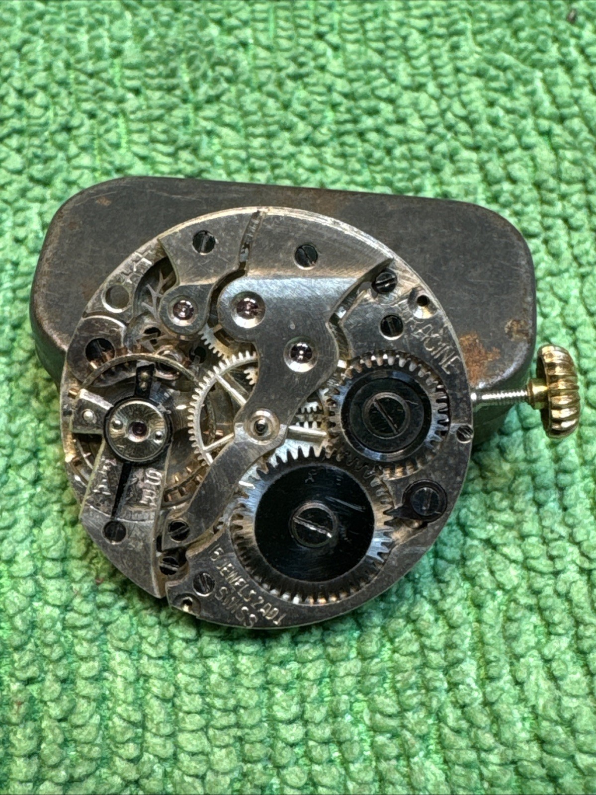 A. Racine Swiss 15J 2 Adjustment Running