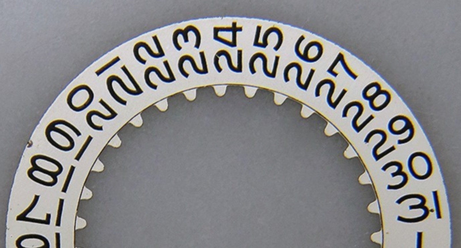 Rare Genuine Rolex Submariner GMT Silver Hook 7 Date Disc Wheel 1560 1570 1575