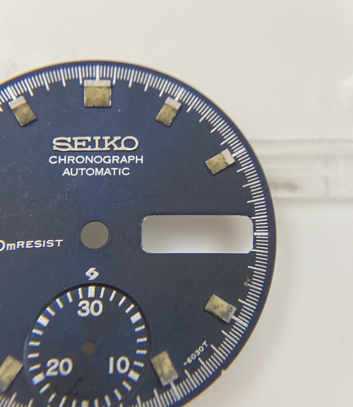 Original Seiko Pogue 6139-6030T Navy Blue 27.5mm Dial