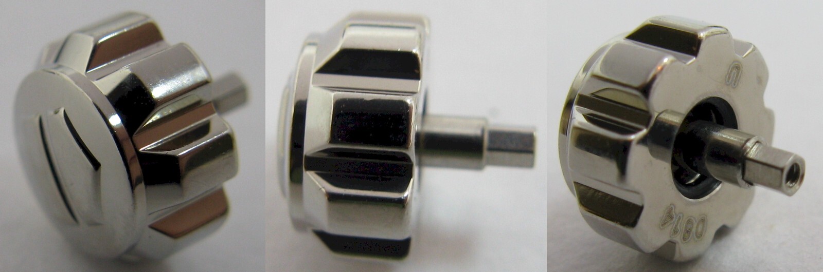 TAG waterproof screw crown 7.7 mm in s. steel * Tap 10 * with its tube