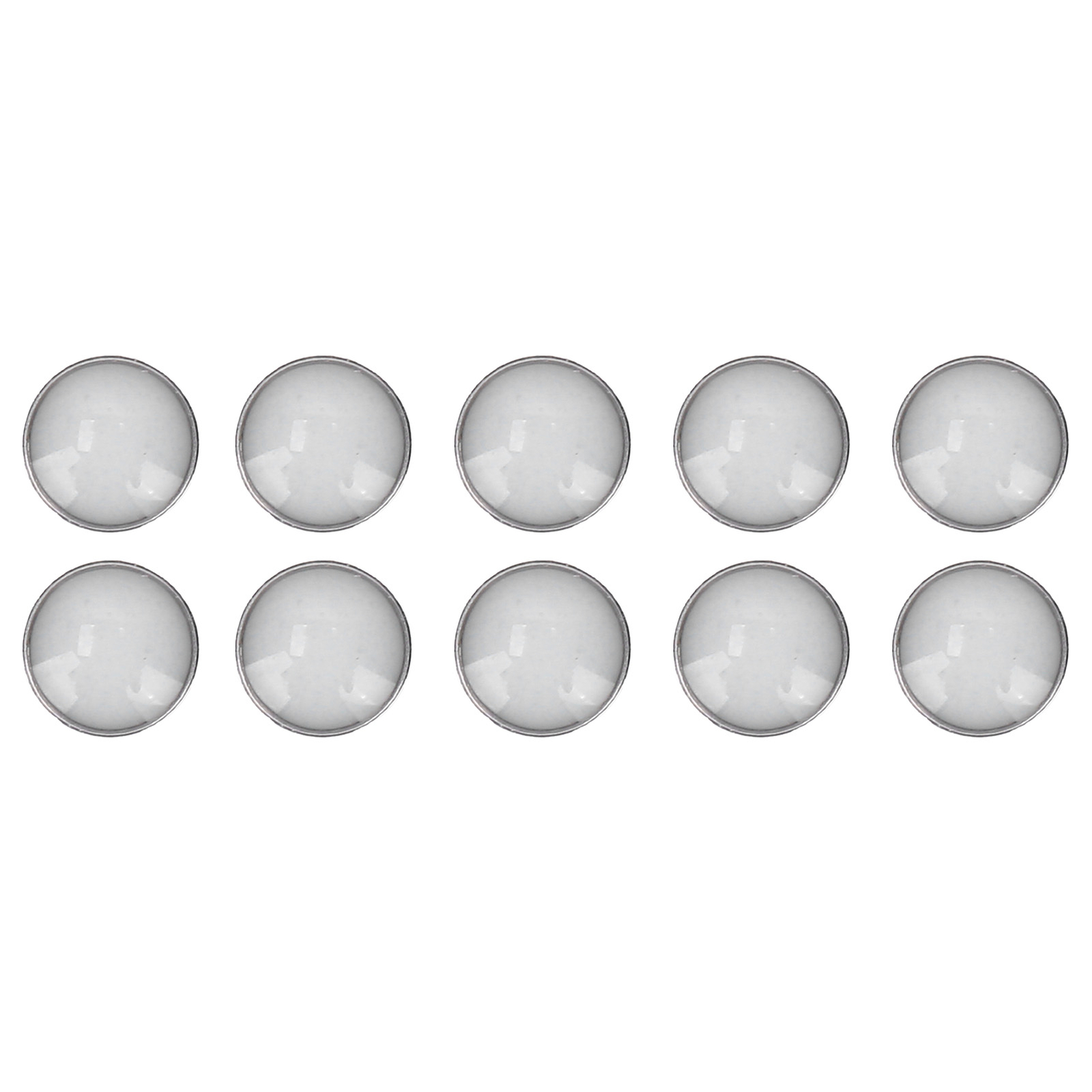 10* 2mm Pearl luminous green blue pip bezel insert Dot Silver gold watch Reapir