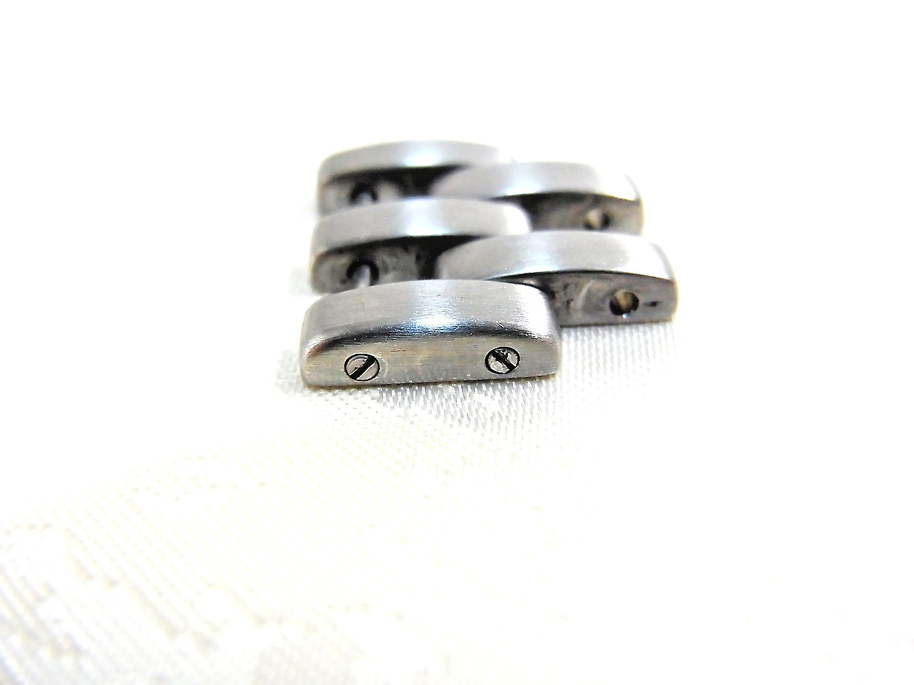 Cartier Panthere Watch Genuine 16mm LM Link SS Band Bracelet Parts EX (3