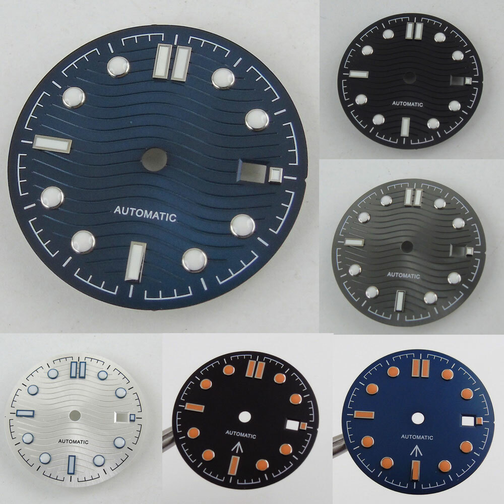 31mm Watch Dial Fit ETA 2836 2824 PT5000 Miyota 8215 821A NH35 DG2813 3804 Date