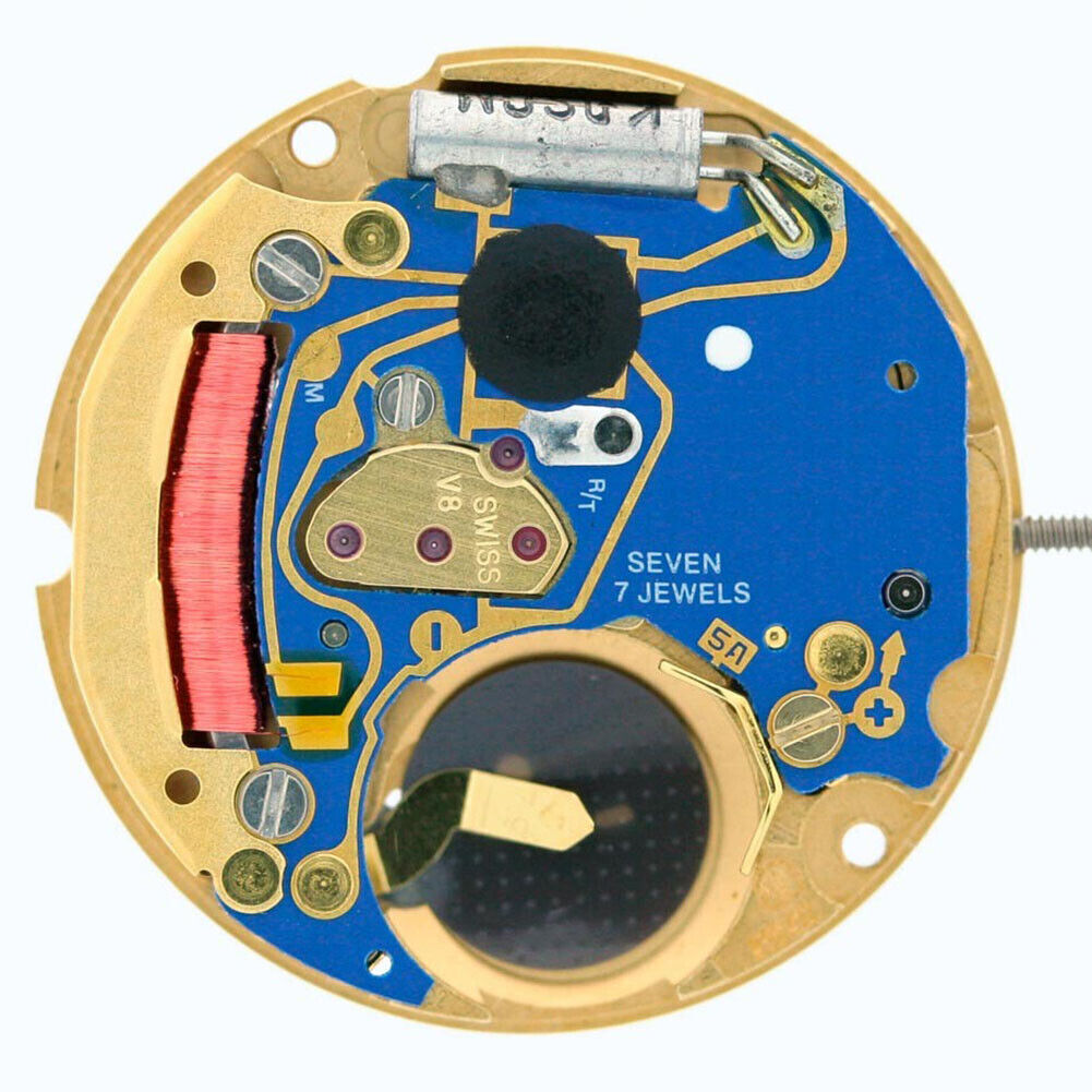 ETA 956.412 Watch Quartz Movement Swiss Made Movement 3 Hands Date At 3/6