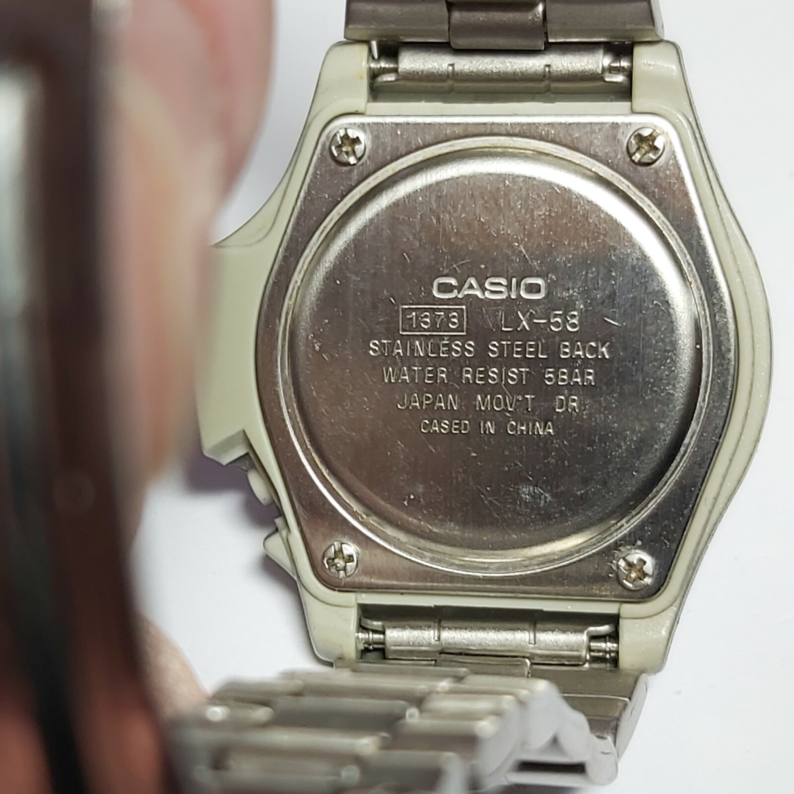 Casio Illuminator LX-58 – Case, Back and Bracelet – Genuine Casio Parts. (JC471)
