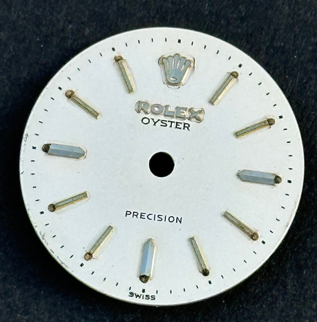 Vintage Rolex Oyster Precision Ladies Watch Dial For 6410 No Date