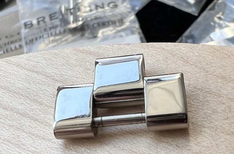 NEW BREITLING AEROSPACE TITANIUM LINK REF: 510.1114 18MM OEM FACTORY SWISS MADE