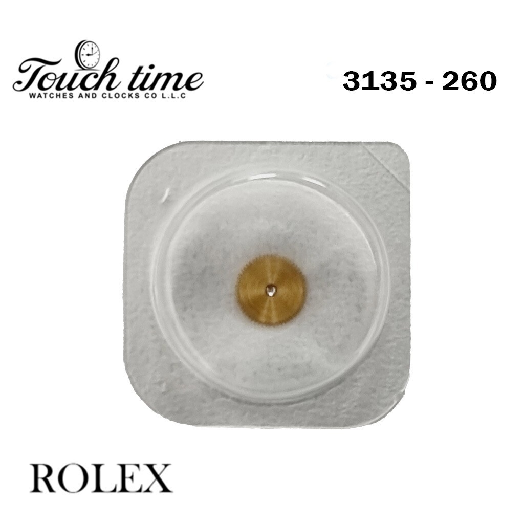 ROLEX Original Swiss Minute Wheel 3135–260 For Rolex 3135, Part No 260.