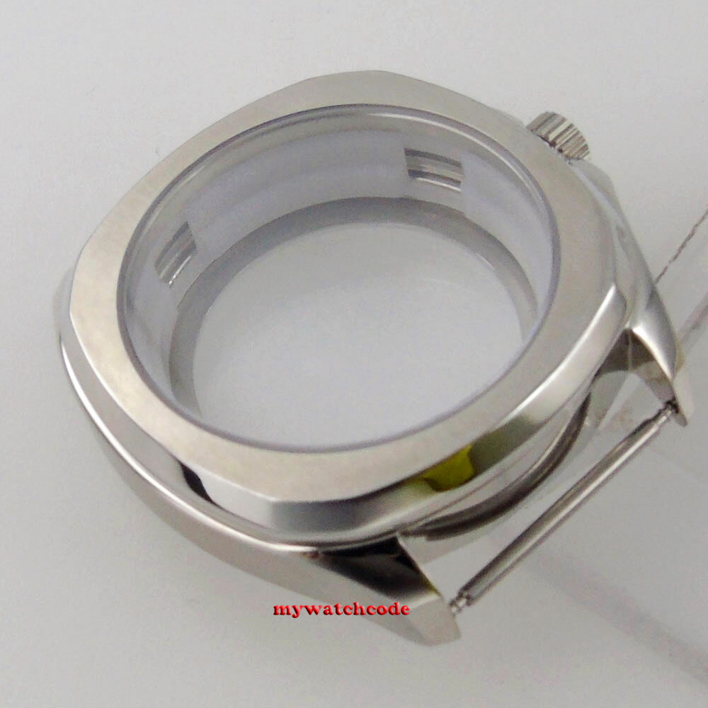 40mm sapphire glass automatic Watch Case fit eta 2836 8215 NH35 NH36 Movement