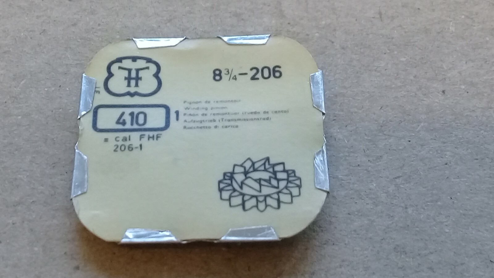 FHF (Fontainemelon) Cal. 206 206-1 – WINDING PINION – Part 410. 8.75”’ (TC889)