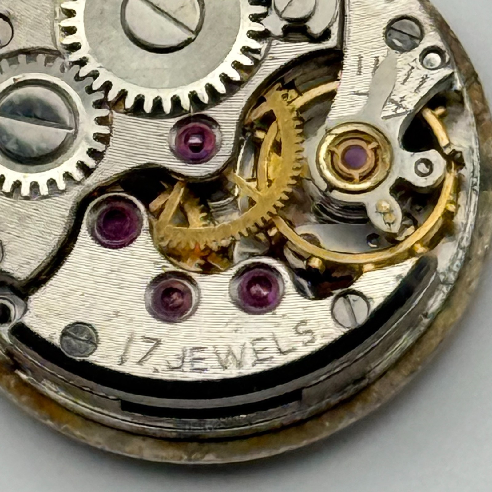 Chaika 1601A Watch Movement Running Sekonda Soviet 17J Manual Wind Parts 16.2mm