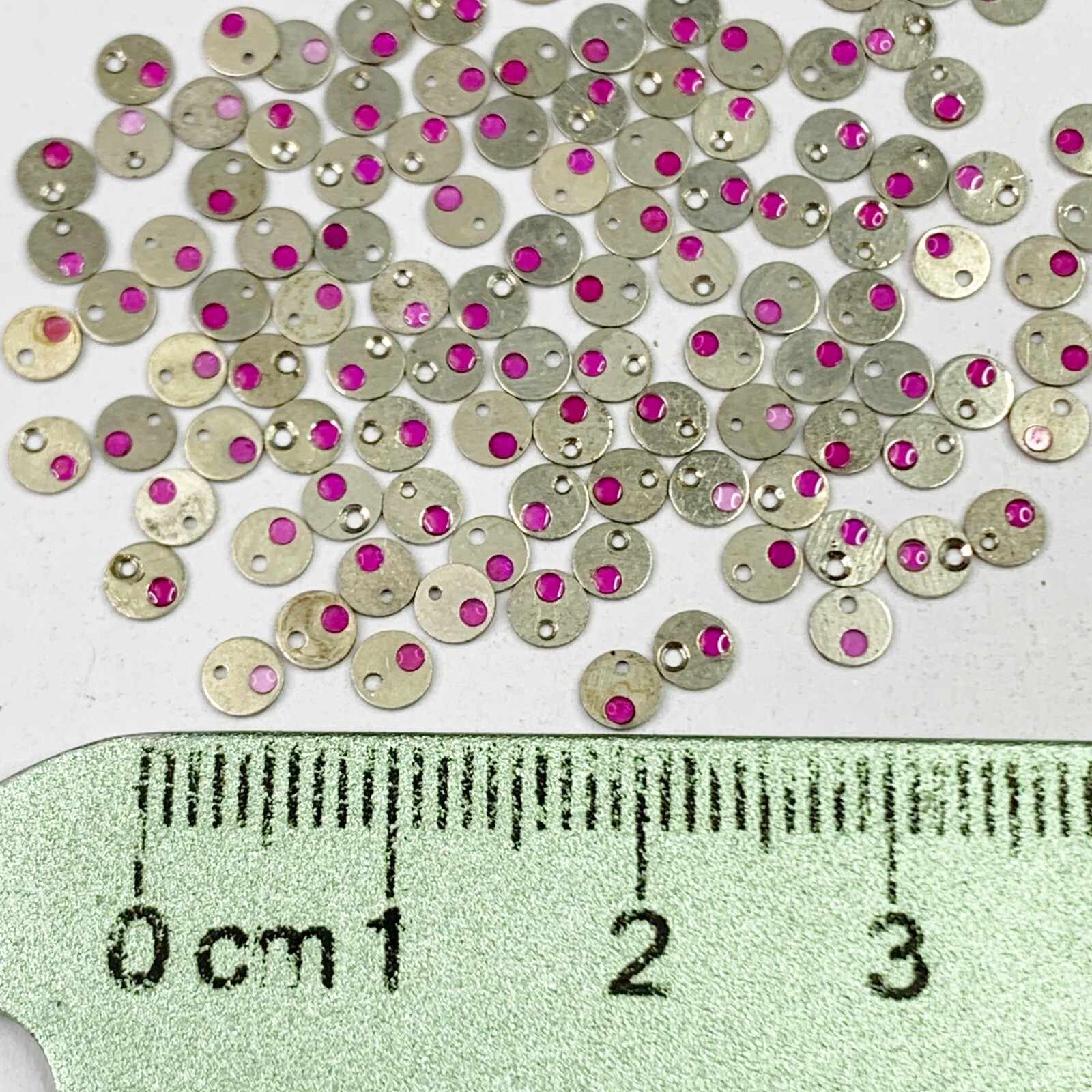 25 Cap Jewels Settings 3.4mm Steampunk Watchmaker Lot Watch Parts Repair
