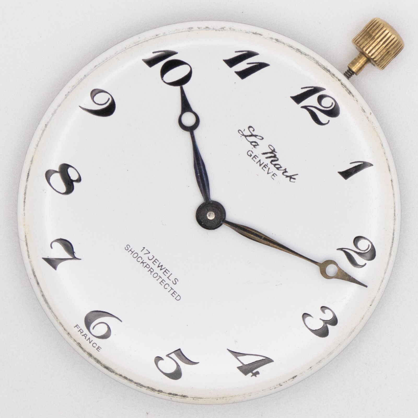 La Mark / Wakmann / Lorsa 238 17-Jewel Antique Pocket Watch Movement, Keeps Time