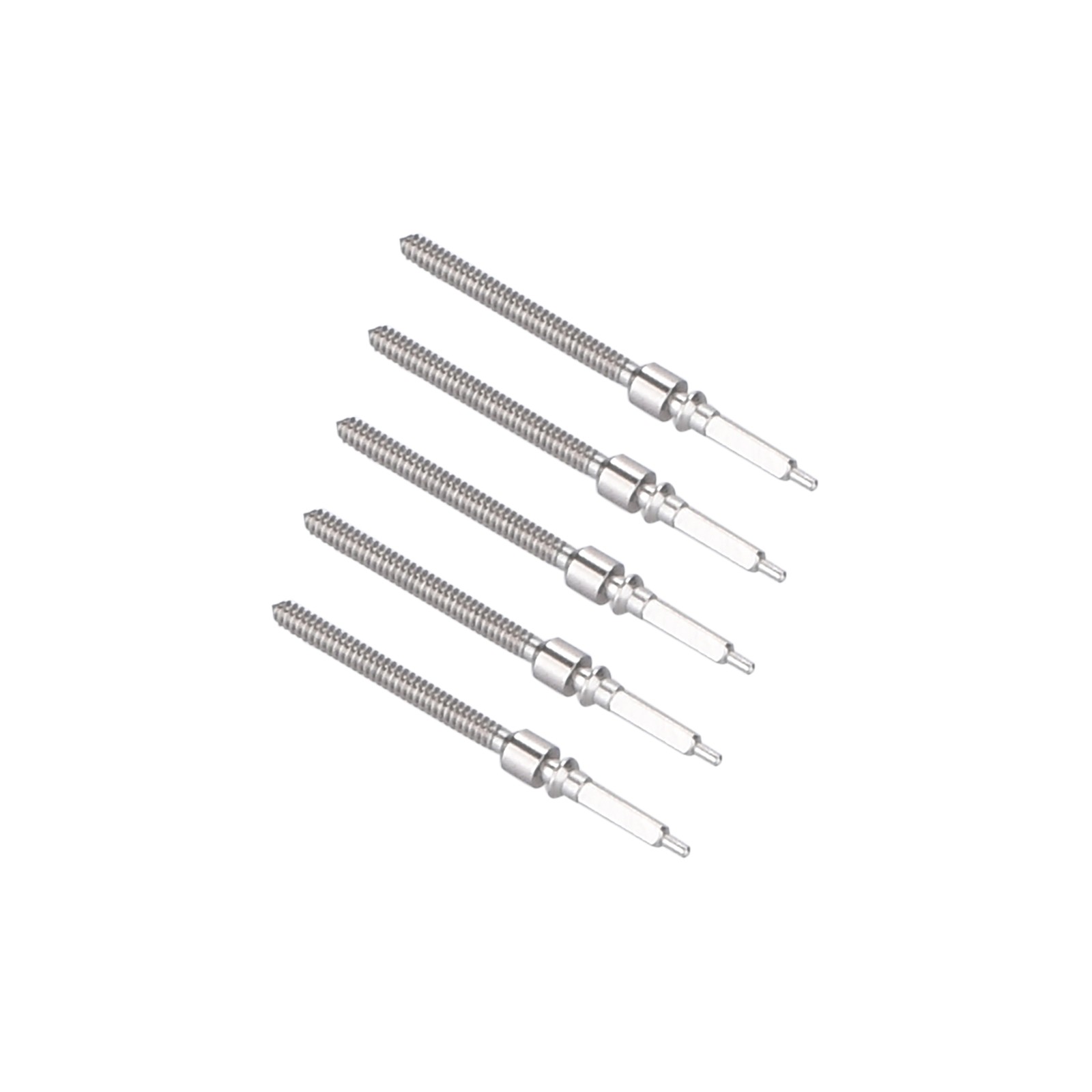 5Pcs Steel Watch Winding Stems Repair Parts For Seagull ST1902 / ST1901 Watch b