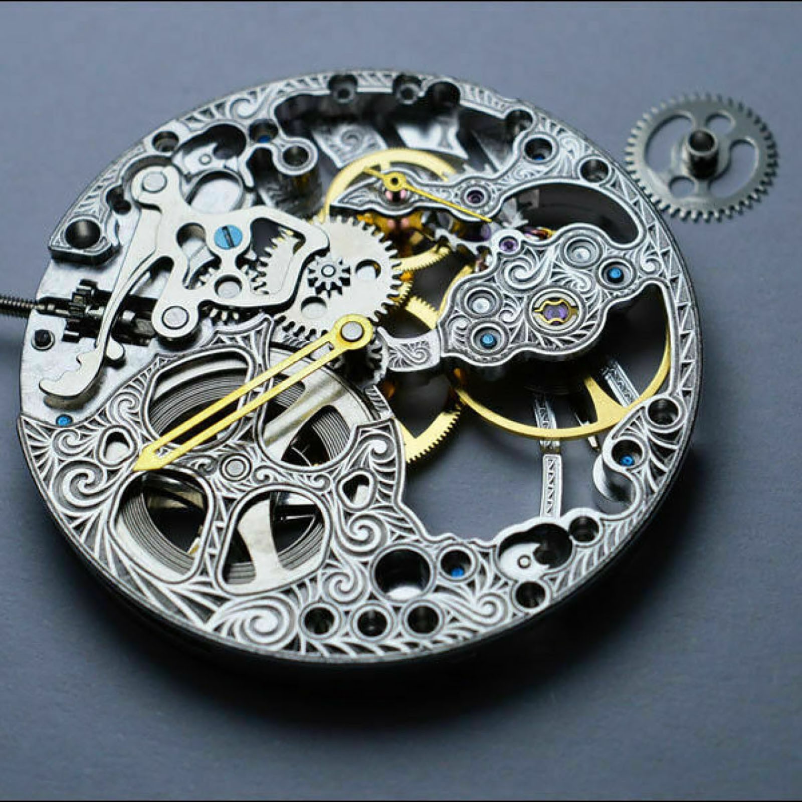 Original Skeleton Movement Hollow Manual Hand Winding Repair For st3620k r