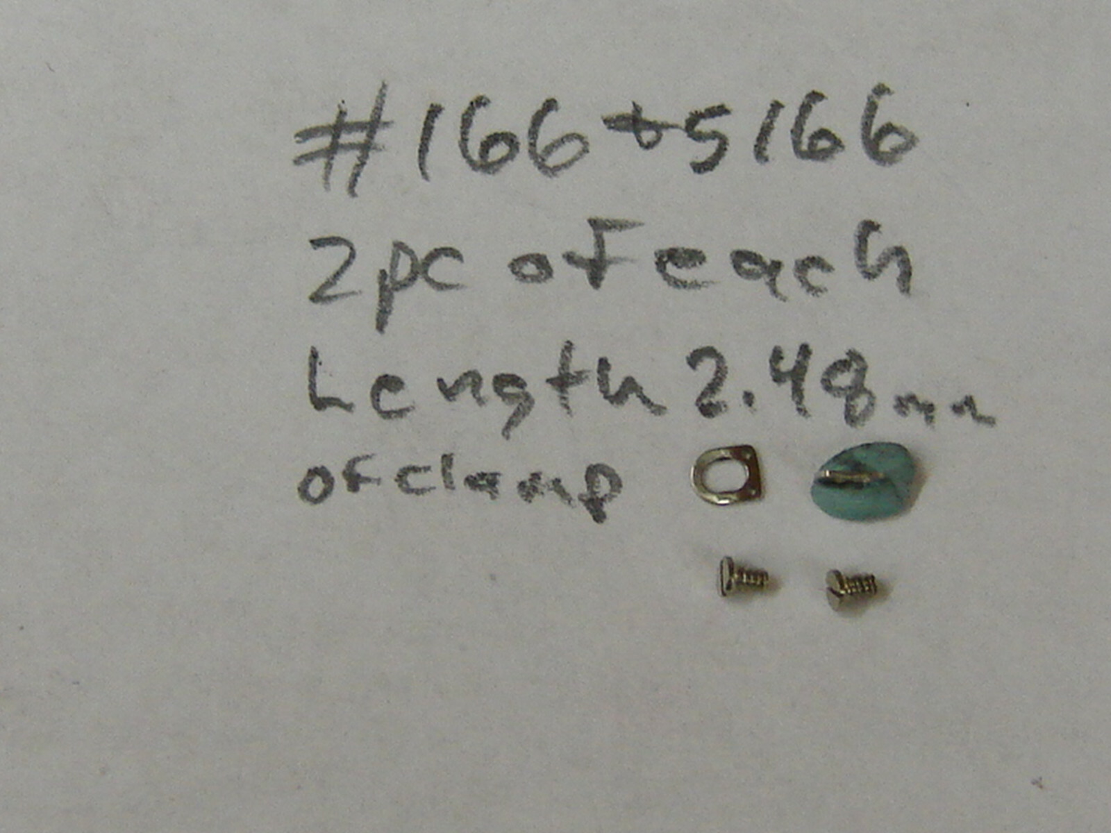 ESA 9162, 9164 watch parts #4360 index wheel, #166case clamp, #2543, #405, #255+