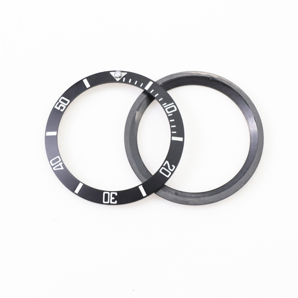 38mm Black Full Luminous Ceramic Bezel Insert For SKX007 009 011 Submariner