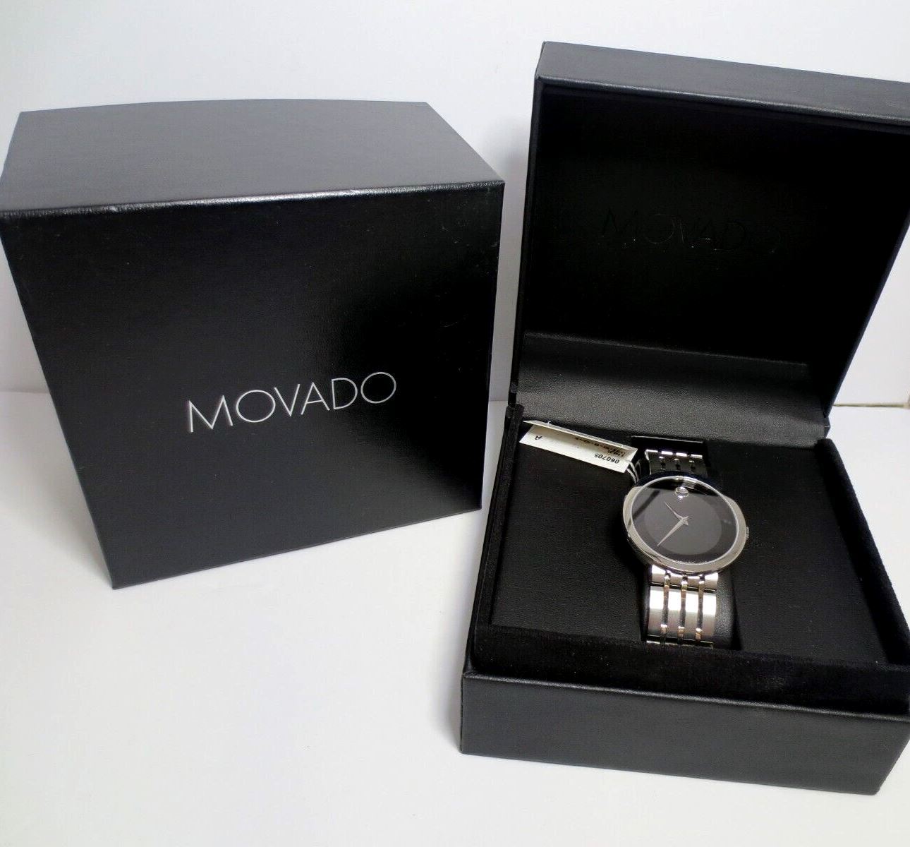 MOVADO ESPERANZA 39 MM STAINLESS STEEL CASE 0607057 BOXED & 100% AUTHENTIC