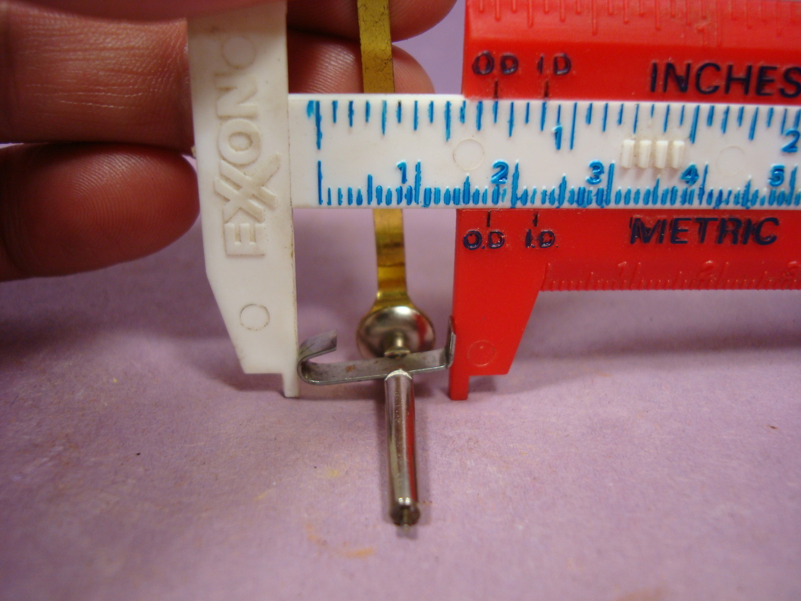 Vtg Clock Verge Escapement_NOS_Escape Arm_ Measurements_verges Bridge_Crutch