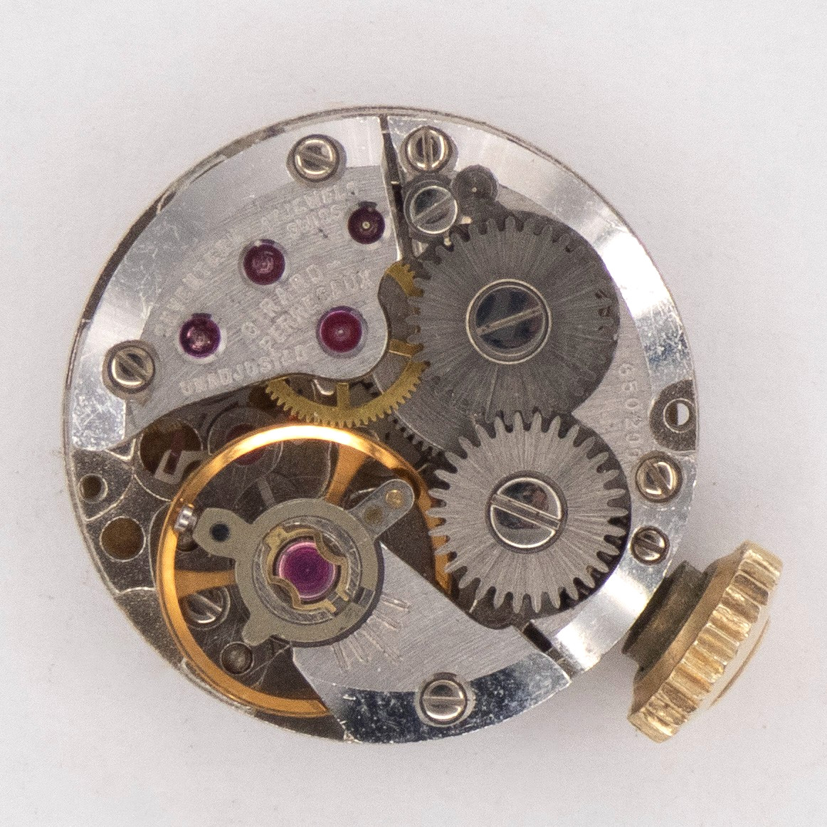 Vintage Girard-Perregaux 13.7 x 4.5 mm 15-Jewel Wristwatch Movement, Runs