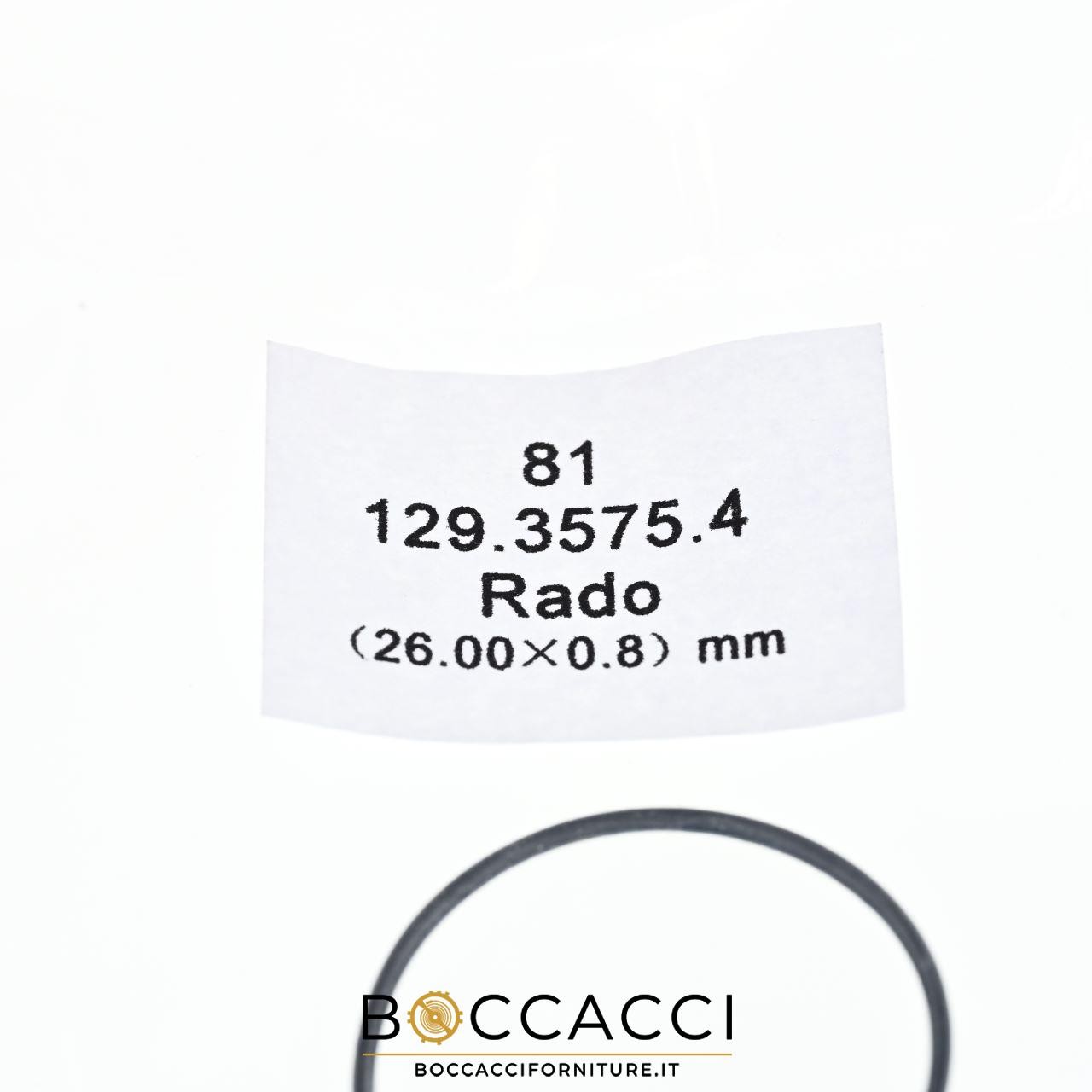 GENERIC Compatible Caseback Gasket for Rado 81 129.3575.4 (NEW)