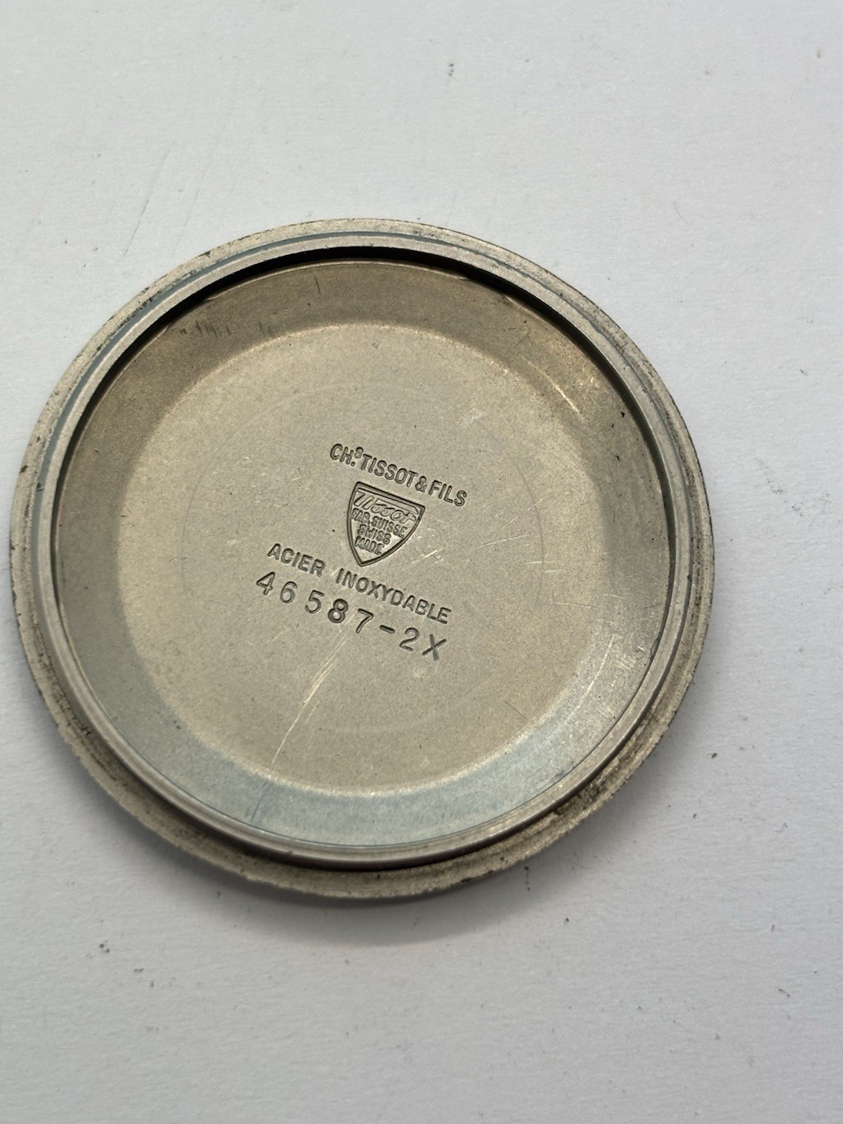 Tissot Seastar 46587 X2 Vintage Watch Case Back