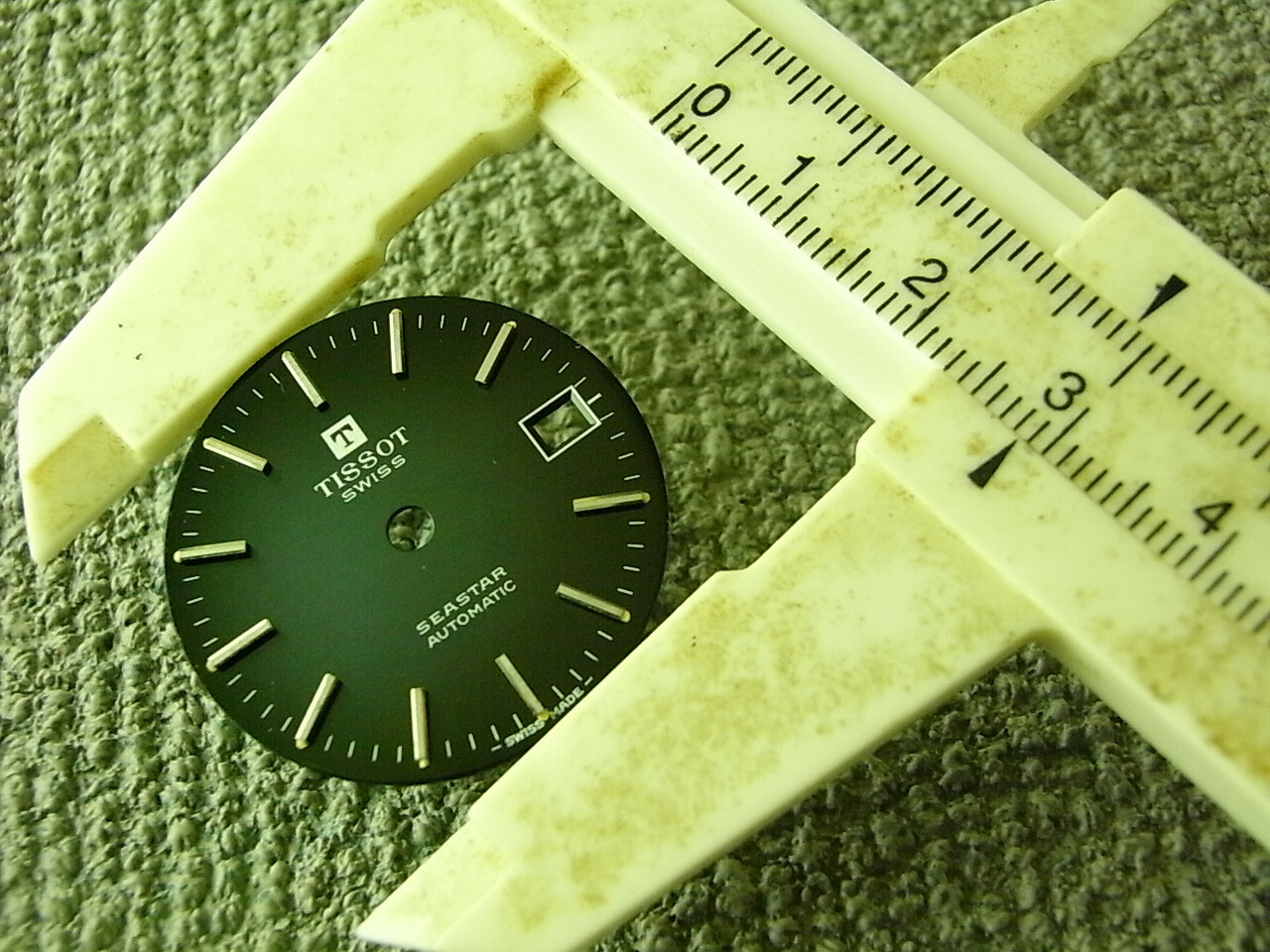 OLD UNUSED TISSOT SEASTAR DARK BLUE AUTOMATIC WATCH DIAL 28.5MM
