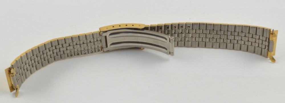 PULSAR STEEL BRACELET BRACELET 18MM STEEL GOOD CONDITION GOLD PLATED