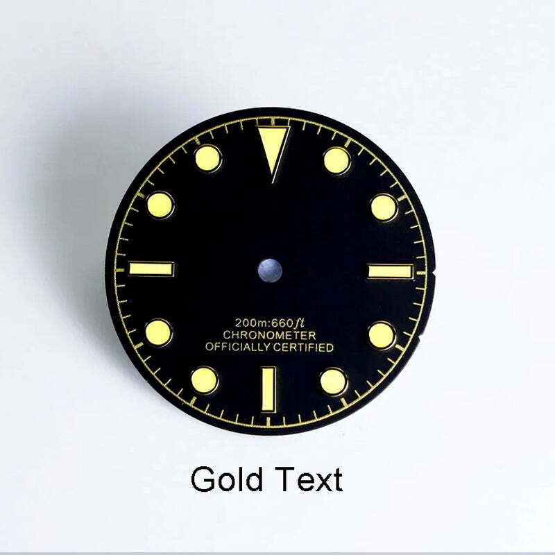 DS Vintage Dial No Date Beige/Blue Lume 28.5MM NH38 NH35 SKX007 4R36 CUSTOM Logo