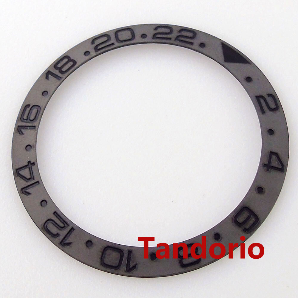 38mm*30.6mm Blue Slope Alloy Watch Bezel Insert Steel Fit SUB GMT Men’s Watch