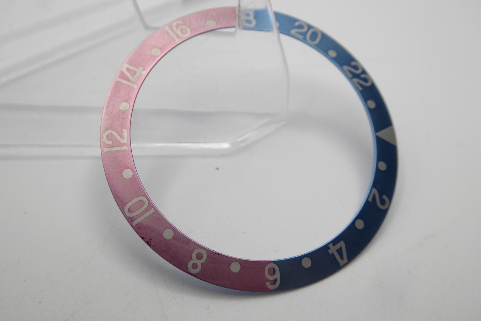 Rolex GMT Master Pepsi faded serif insert 16710