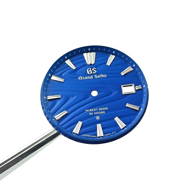 33.5mm Pattern GS Watch Dial No Luminous for NH35 Movement Watch Parts