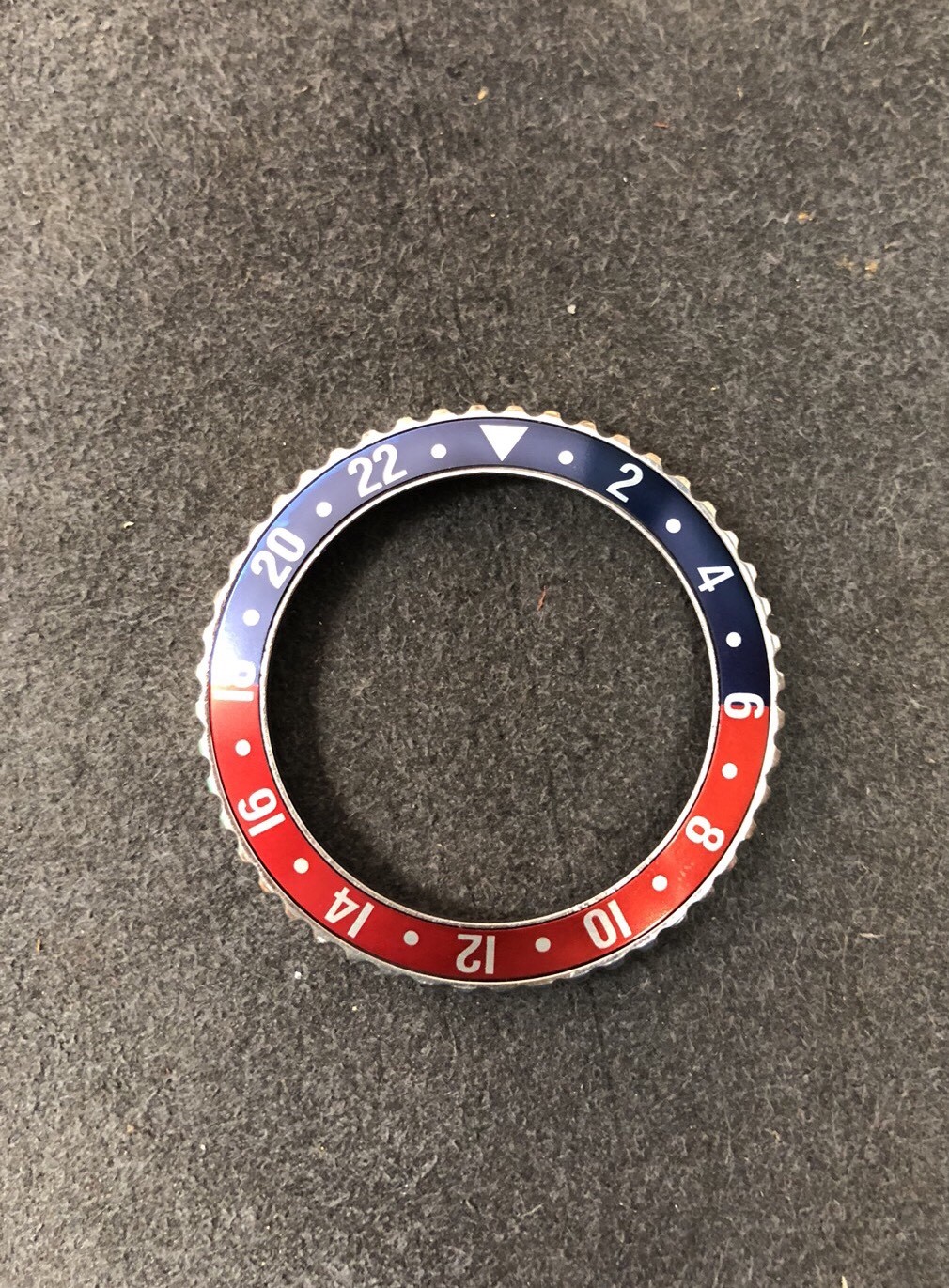 Custom Pepsi GMT 24hr Bezel Insert: Tag Heuer 1000 Pro Diver 38mm Submarine