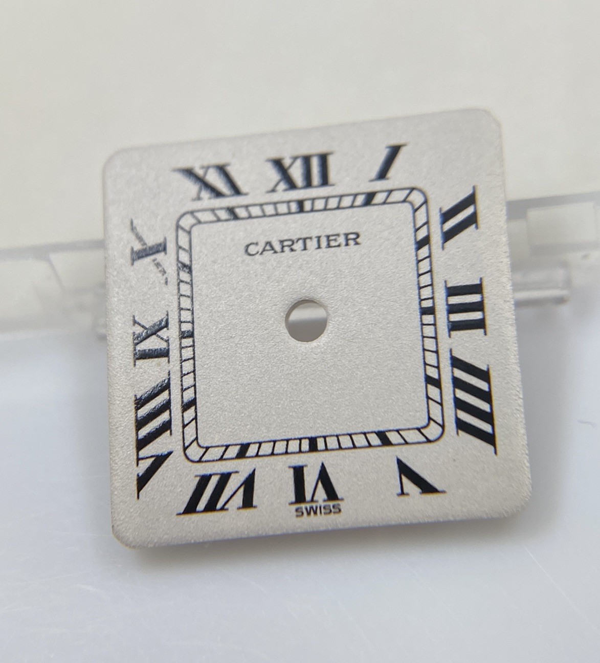 Original Cartier Santos Galbée WC20012C4 Cream Roman Ladies Cal 157Dial VA100012