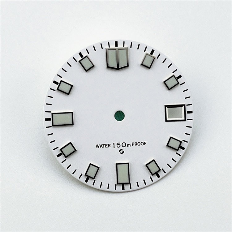 28.5mm Green Luminous Watch Dial Date For NH35 NH36 Movement Watch accessories