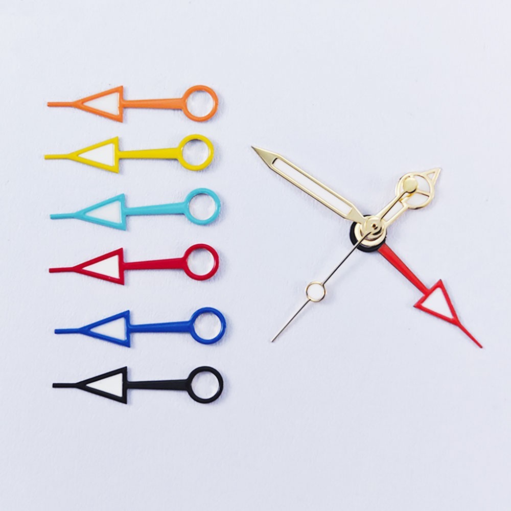 GMT Watch Hands For NH34 Movement Green Luminous for Seiko Watches Needles